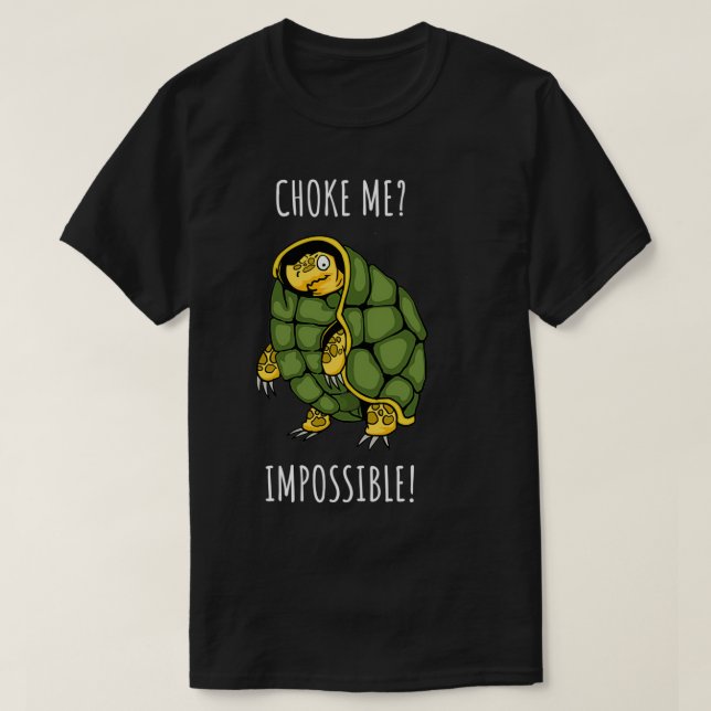 Jiu Jitsu Choke Me Turtle Brazilian BJJ MMA T Shirt (Design framsida)