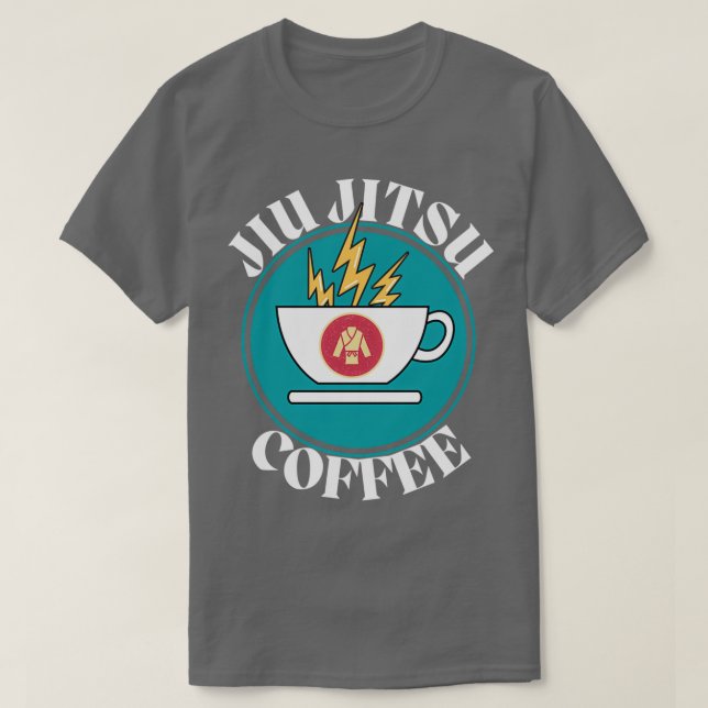 JIU JITSU COFFEE COFFEE LOGO COFFEE WITH A KICK 1 T SHIRT (Design framsida)