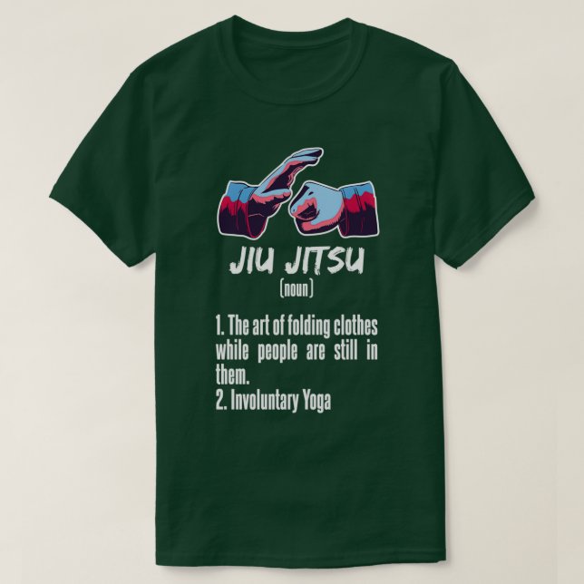 Jiu Jitsu Definition Funny BJJ Fighter Gift T Shirt (Design framsida)