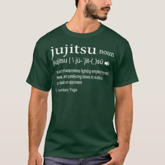 Jiu Jitsu Definition martial Arts T Shirt