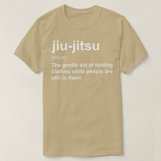 Jiu Jitsu Definition T Shirt (Design framsida)