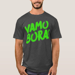 Jiu Jitsu Design Vamo Bora Grönt Light Martial Art T Shirt