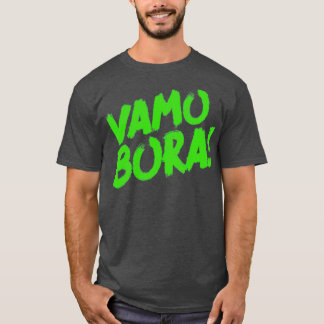 Jiu Jitsu Design Vamo Bora Grönt Light Martial Art T Shirt