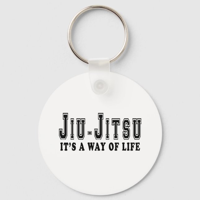 Jiu-Jitsu Det är livsstilen Nyckelring (Framsida)