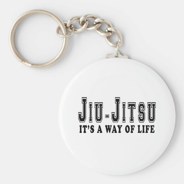 Jiu-Jitsu Det är livsstilen Nyckelring (Framsidan)
