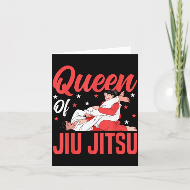 Jiu Jitsu-drottning Drottning av Jiu Jitsu Kort (Framsida)