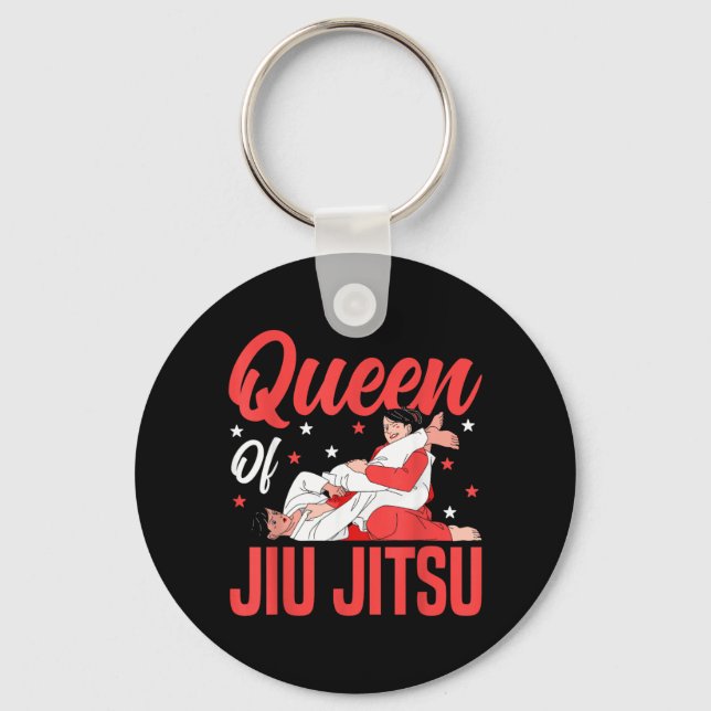 Jiu Jitsu-drottning Drottning av Jiu Jitsu Nyckelring (Framsida)