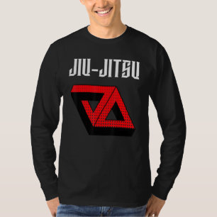 Jiu Jitsu Dubbla Gracie Triangle Doged Mma Bjj T Shirt