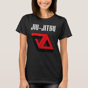 Jiu Jitsu Dubbla Gracie Triangle Doged Mma Bjj T Shirt