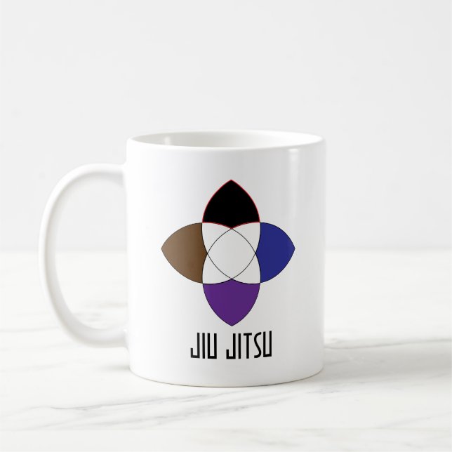 Jiu Jitsu Flower Kaffemugg (Vänster)