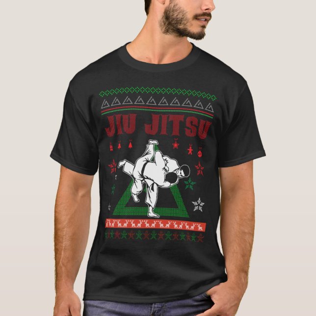 Jiu Jitsu ful jultröja Tröja (Framsida)