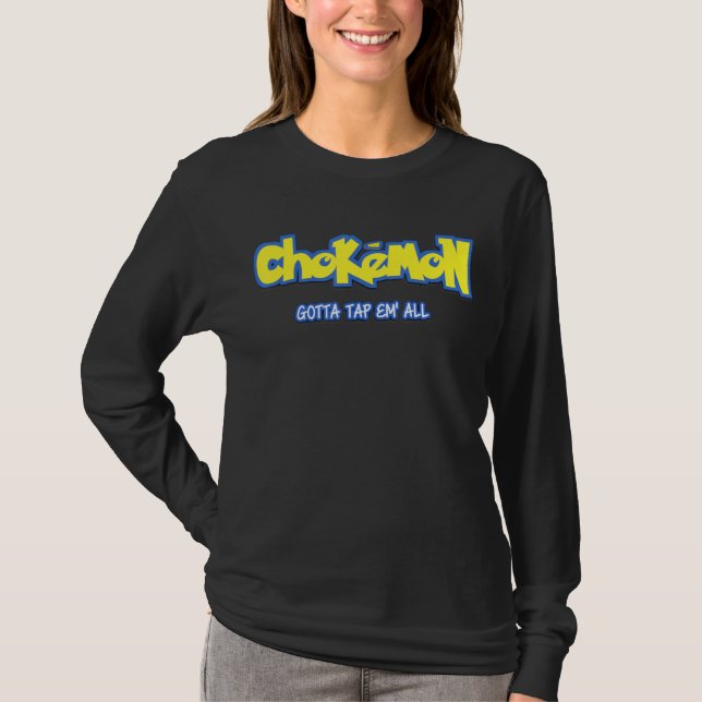Jiu Jitsu Funny Chokemon Bjj Mma Jujitsu T Shirt (Framsida)