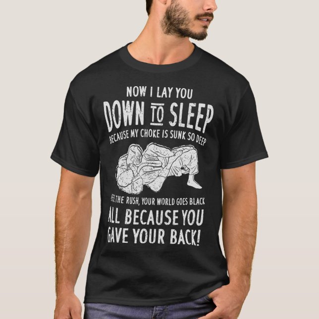 Jiu jitsu Funny definition BJJ eller MMA grappler T Shirt (Framsida)