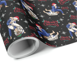 Jiu-Jitsu God jul Wrapping Papper Presentpapper