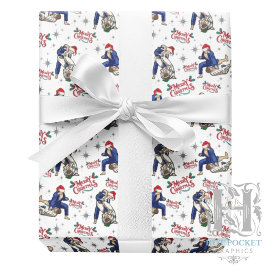 Jiu-Jitsu God jul Wrapping Papper Presentpapper