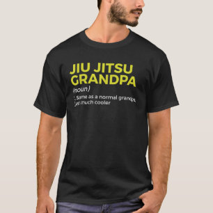 Jiu Jitsu Grandpa Definition Funny Martial Arts T Shirt