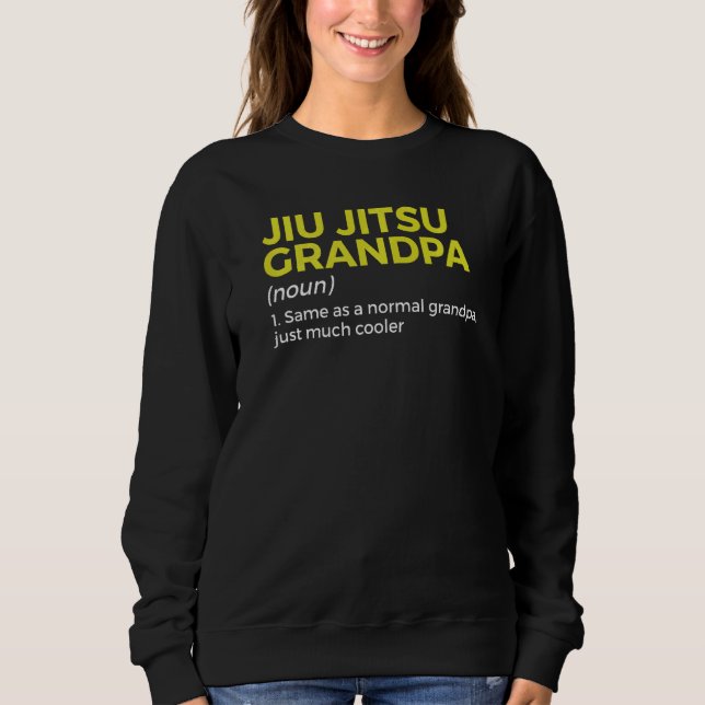 Jiu Jitsu Grandpa Definition T Shirt (Framsida)