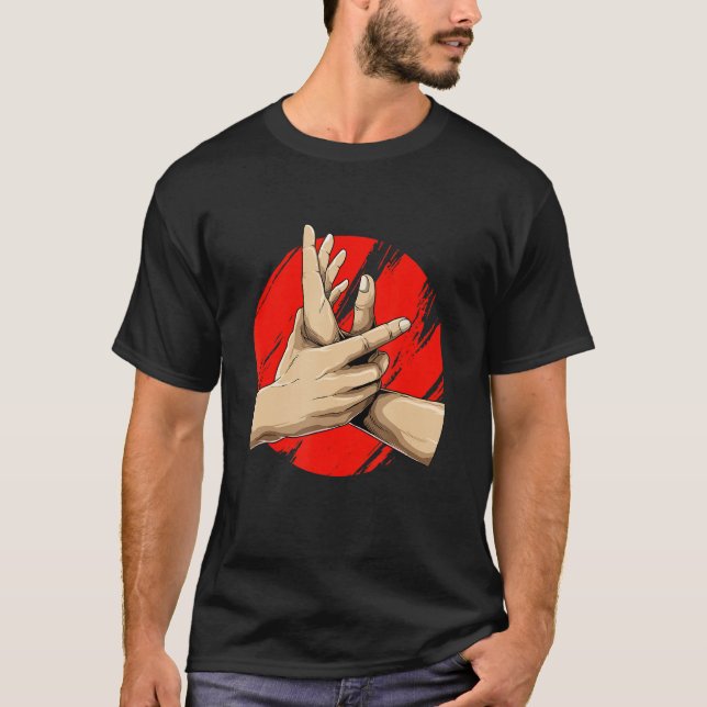 Jiu Jitsu Grappling BJJ Wirstlock T Shirt (Framsida)