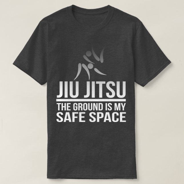 Jiu Jitsu Ground är mitt Säkra område 3 T Shirt (Design framsida)
