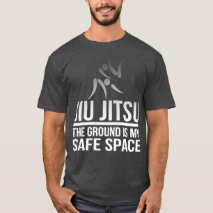 Jiu Jitsu Ground är mitt Säkra område 3 T Shirt