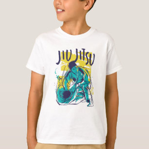 Jiu Jitsu Grunge T Shirt