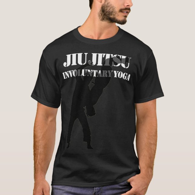Jiu Jitsu Involuntary Yoga T Shirt (Framsida)