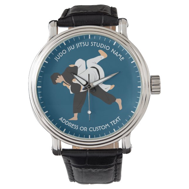 Jiu Jitsu Judo Martial Arts Studio Armbandsur (Framsida)