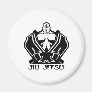 Jiu Jitsu - kämpen förbereder sig Magnet