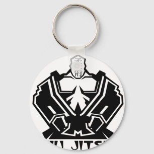 Jiu Jitsu - kämpen förbereder sig Nyckelring