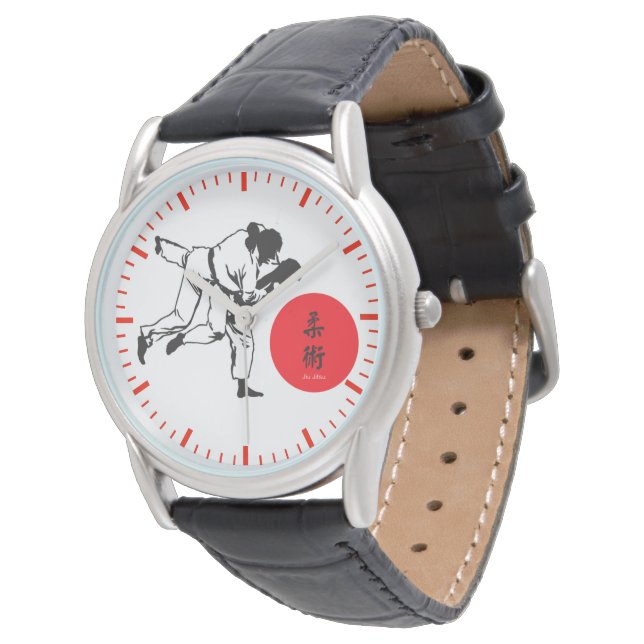 Jiu Jitsu kampsport herr  Armbandsur (Vinklad)