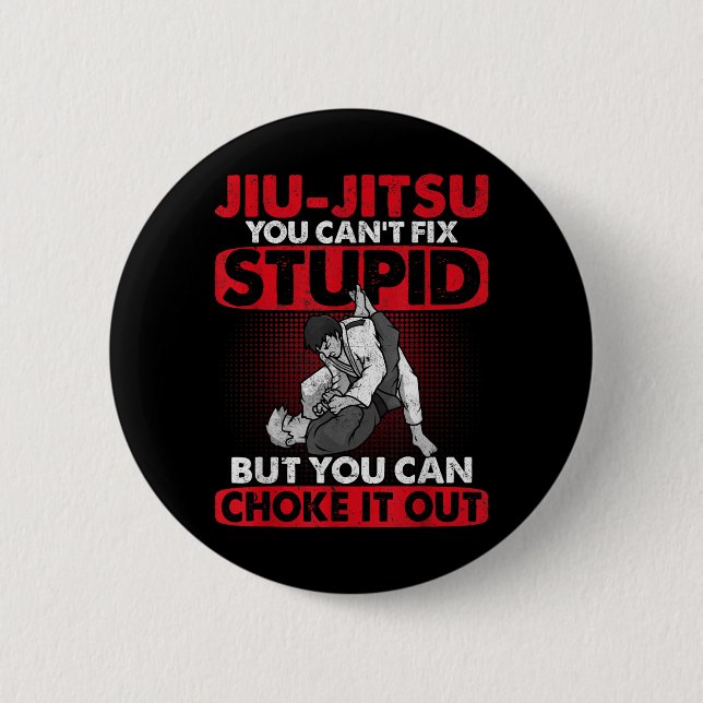 Jiu-Jitsu Kan Inte Fixa Dumdristig Kvävning I Slag Knapp (Framsida)