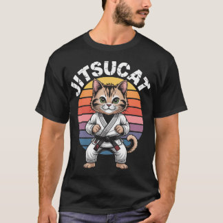 Jiu Jitsu Kattälskare Rolig Bjj Kampsport T Shirt