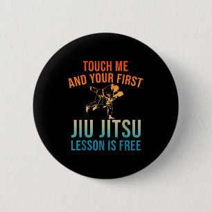 Jiu Jitsu konst för män kvinnor brasiliansk Jujits Knapp