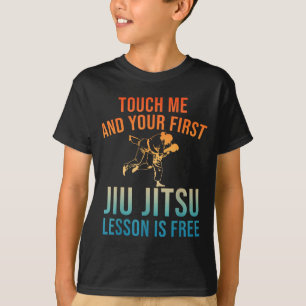 Jiu Jitsu konst för män kvinnor brasiliansk Jujits T Shirt