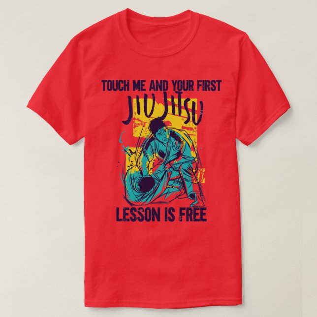 Jiu Jitsu Lesson T Shirt (Design framsida)