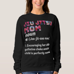 Jiu Jitsu Mamma Definition Blommigt T Shirt