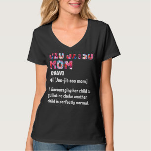 Jiu Jitsu Mamma Definition T Shirt