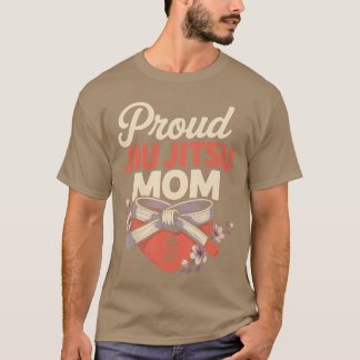 Jiu Jitsu Mamma Mor Retro Vintage Stolt Jiu Jitsu T Shirt