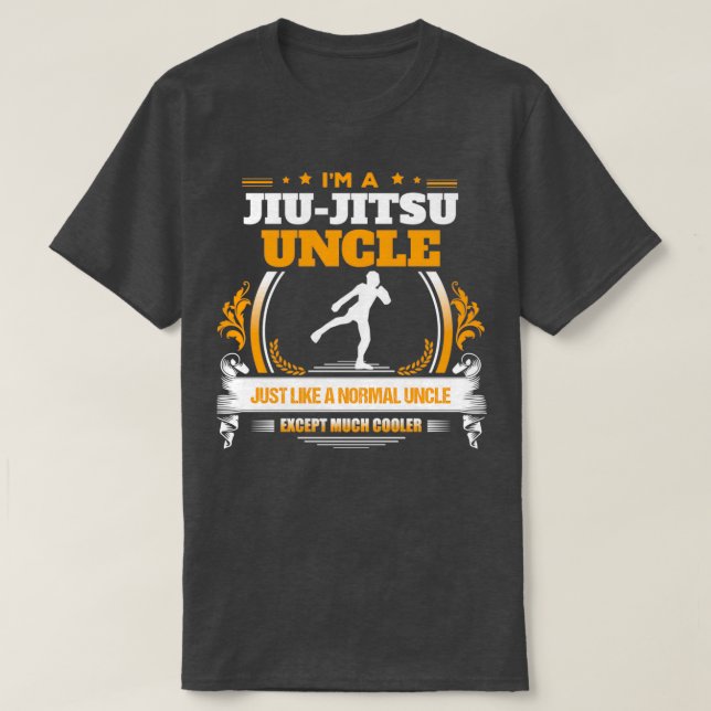 Jiu Jitsu-morbror jul Gift eller födelsedagspresen T Shirt (Design framsida)