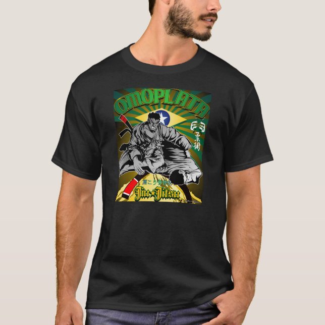 Jiu-Jitsu Omoplata Tee Shirt (Framsida)