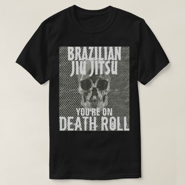 Jiu Jitsu på dödrulltshirten T-shirt (Design framsida)