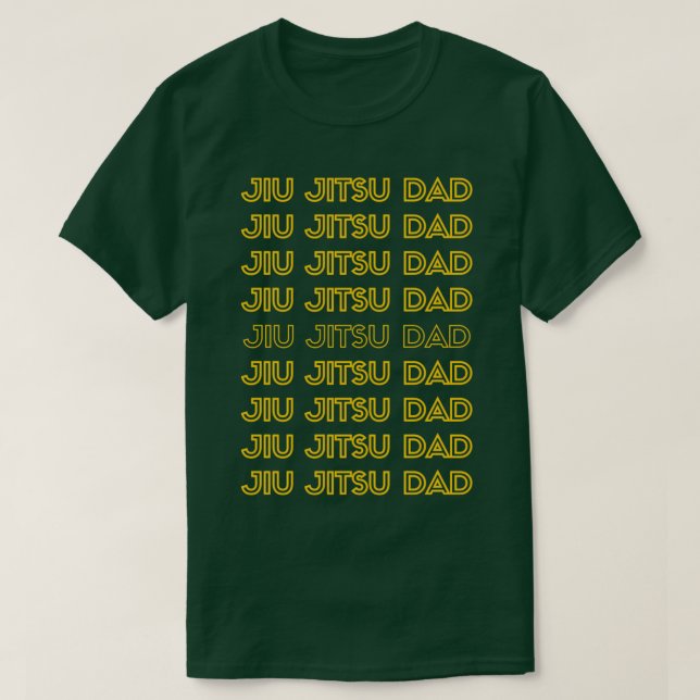 Jiu Jitsu Pappa 1 T Shirt (Design framsida)