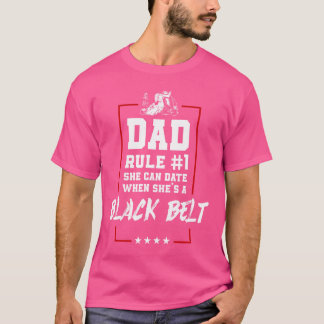 Jiu Jitsu Pappa Far dotter Pappa Artikel 1 Hon kan T Shirt