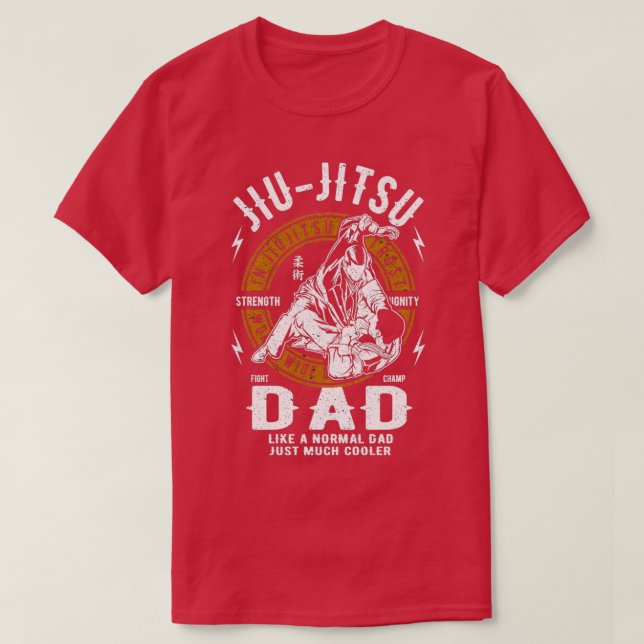 Jiu Jitsu Pappa Funny Jiu Jitsu T Shirt (Design framsida)