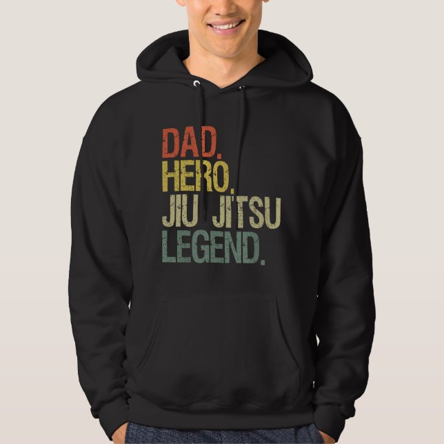 jiu jitsu pappa hoodie (Framsida)