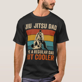 Jiu Jitsu Pappa Liksom En Vanlig Pappa Men Coolare T Shirt