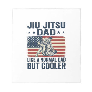 Jiu Jitsu Pappa Vintage Flag Tröja Design_1 Anteckningsblock
