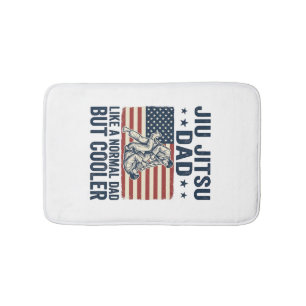 Jiu Jitsu Pappa Vintage Flag Tröja Design_1 Badrumsmatta