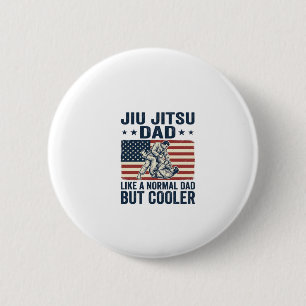 Jiu Jitsu Pappa Vintage Flag Tröja Design_1 Knapp