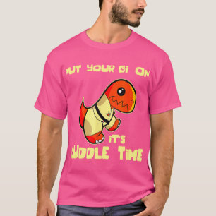 Jiu Jitsu Retro Jitsusaurus satte på sig din gigi T Shirt